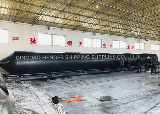 คุณภาพ Henger Advanced Marine Rubber Airbag with Durable Synthetic Tire Cord Layers for 0.8-3 M Diameter and 4-25 M Length การเปิดเรือ โรงงาน
