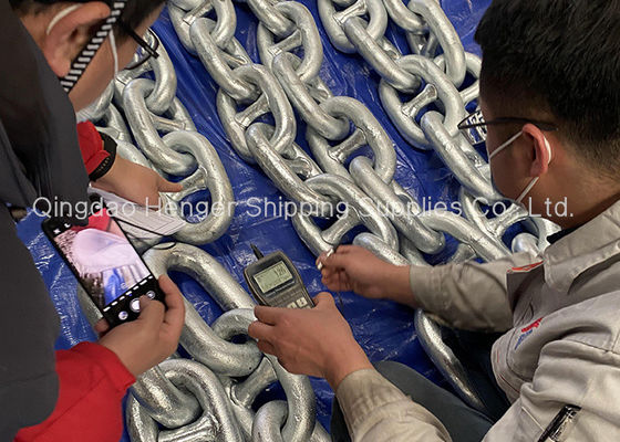 คุณภาพ สแตนเลสโซ่สมอเรือโลหะขนาดใหญ่ที่กำหนดเอง 2-7/16 โรงงาน