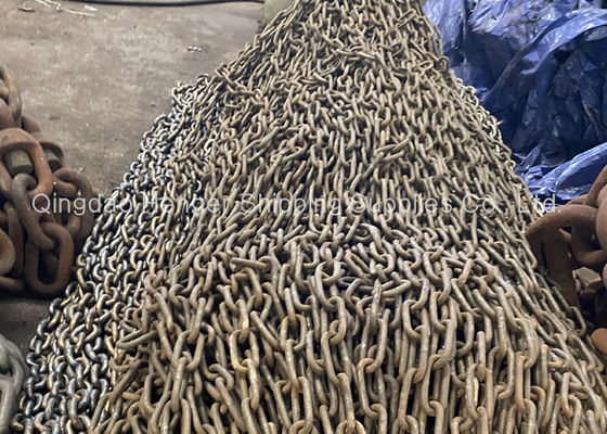 คุณภาพ ห่วงโซ่สมอทะเลแบบไม่มีแกน สตั๊ดลิงค์โซ่ โรงงาน