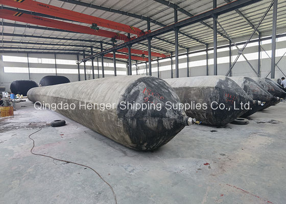 คุณภาพ Shipping Launching Inflatable Rubber Airbag For Vessel โรงงาน
