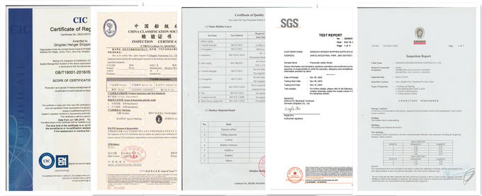 Marine Salvage Air Lift Bag Buoyance ถุงลมเป่าลมสำหรับการจัดส่ง 8